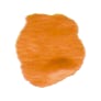 Tache de peinture orange décorative
