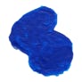 Tache de peinture bleue décorative