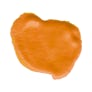 Tache de peinture orange décorative