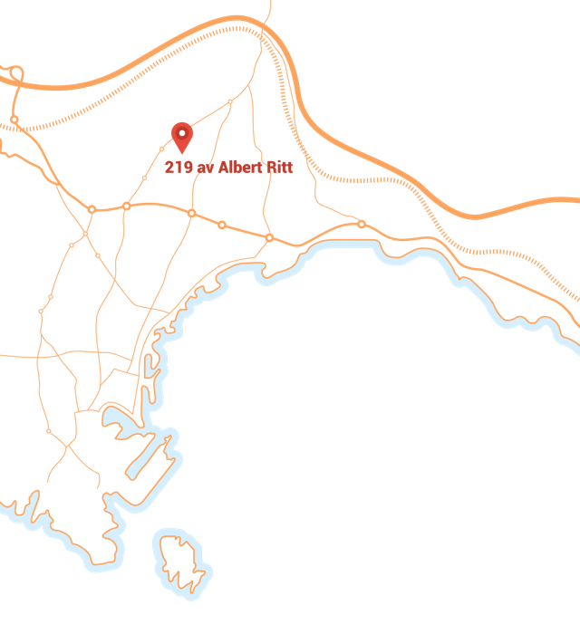 Carte de localisation du cabinet d'Art-thérapie à La Ciotat, 219 avenue Albert Ritt 13600 La Ciotat