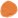 Tache de peinture orange décorative